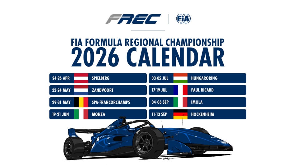 calendario stagione 2026 FREC (©fia.com)