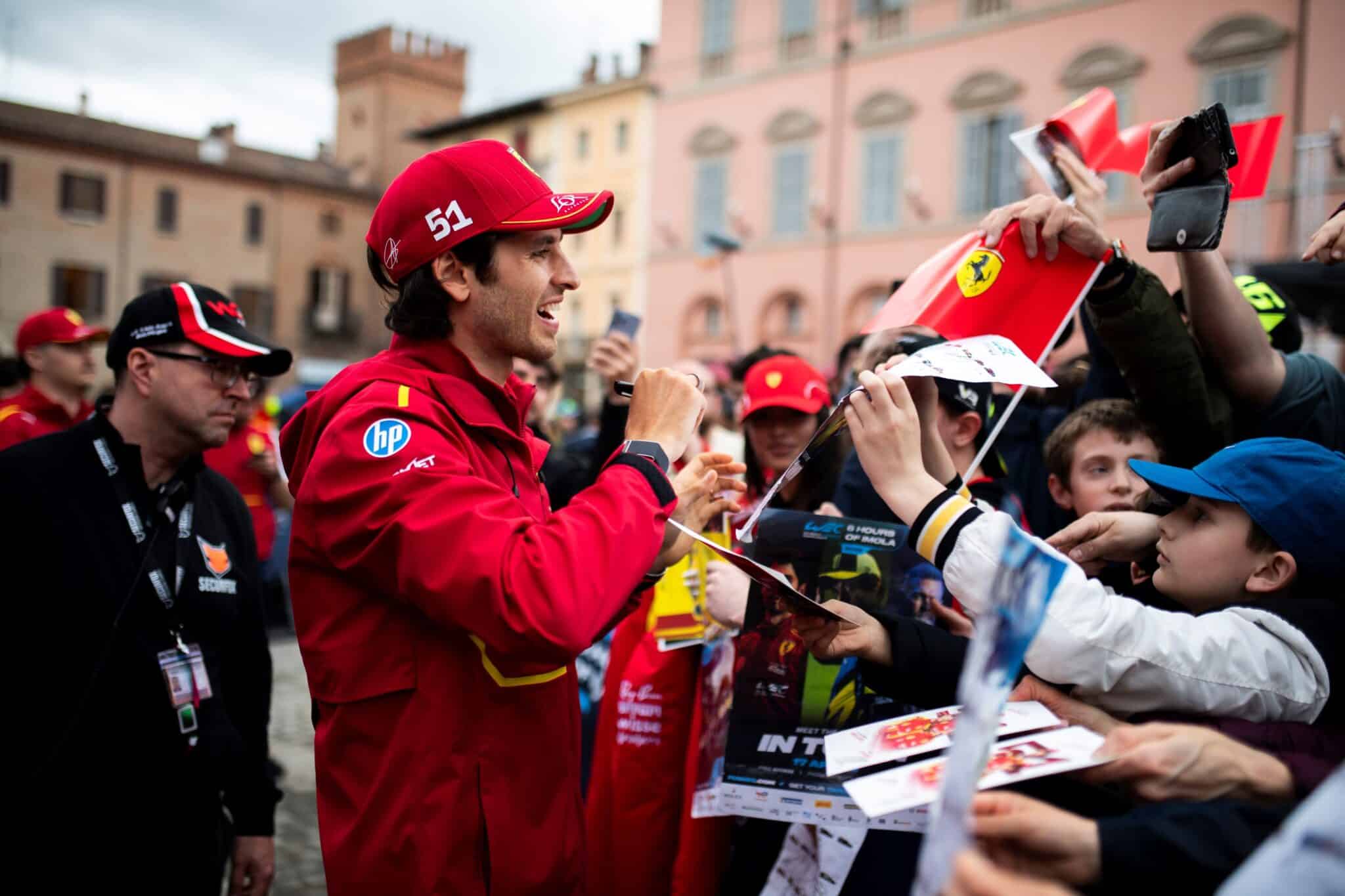 Antonio Giovinazzi al Meet the Drivers WEC 2025 (© FIA WEC - DPPI)