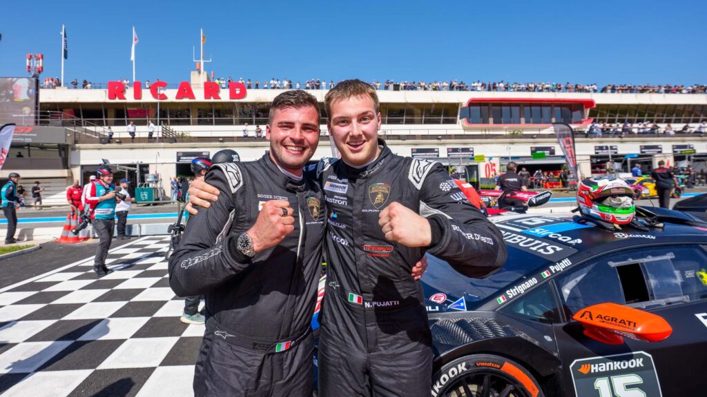 Strignano e Pujatti (© Media Lamborghini)