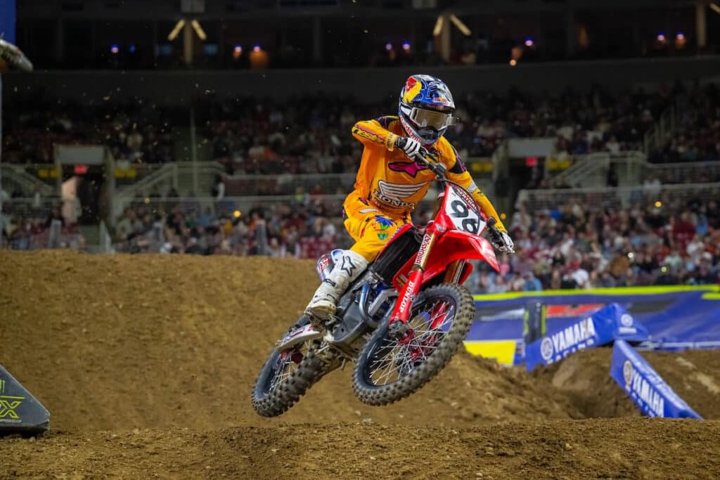 Hunter Lawrence terzo classificato nel Round di St. Louis dell'AMA Supercross
