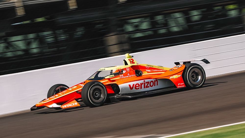 Indianapolis 500 2026: Open Test, Malukas alla guida della vettura #12 (©indycar.com)