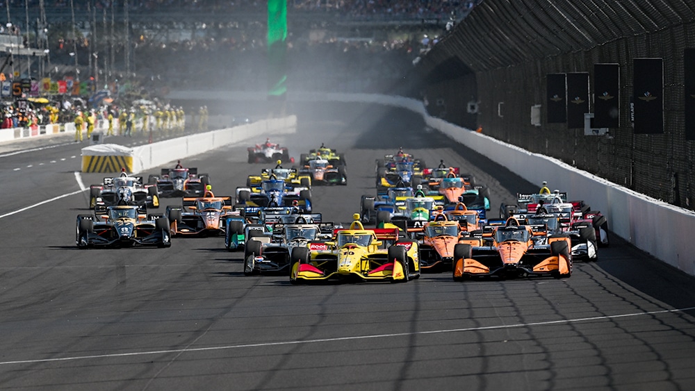 Partenza del Sonsio Grand Prix 2026 al Motor Speedway di Indianapolis (©indycar.com)
