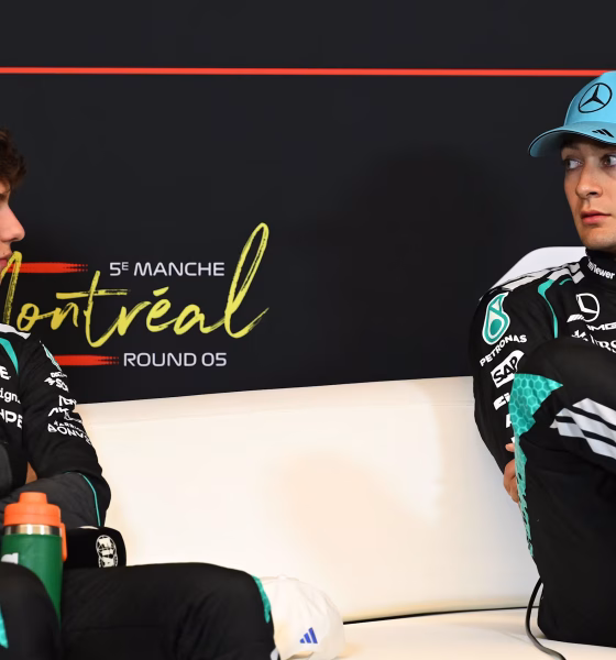 Russell e Antonelli dopo la sprint race del GP di Canada (©formula1.com)