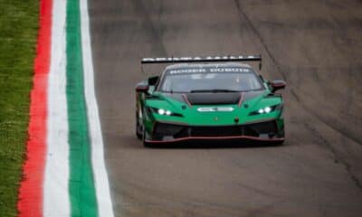 La Lamborghini Temerario Super Trofeo in pista a Imola (© Lamborghini)