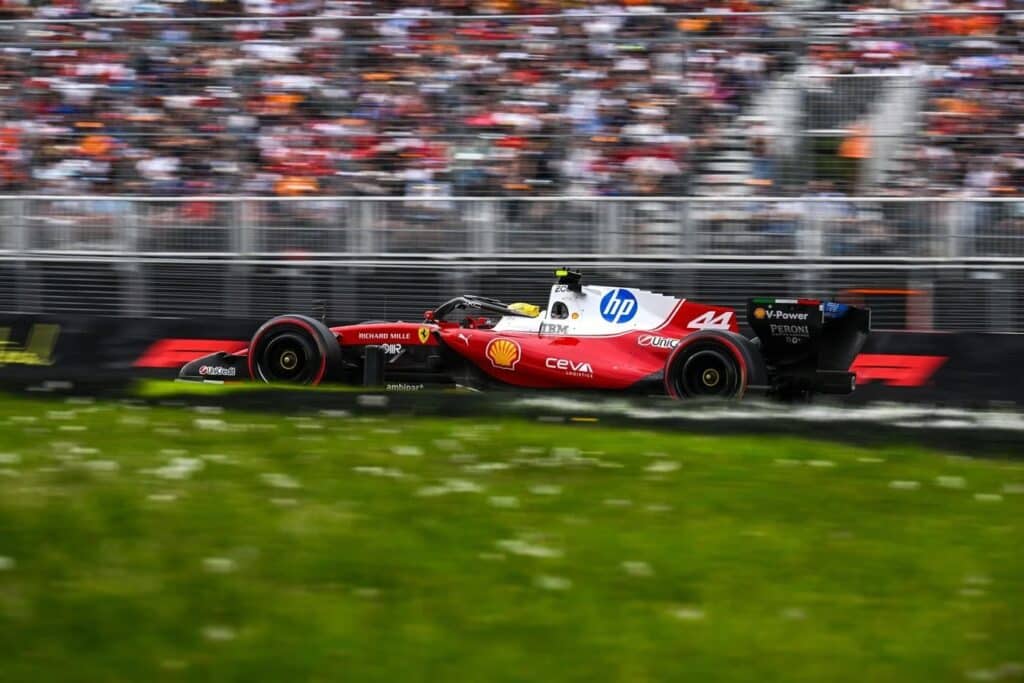 Lewis Hamilton in Canada (© Ferrari Media Centre)