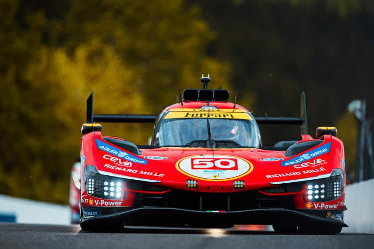 La #50 Ferrari a Spa (© DPPI / FIA WEC)
