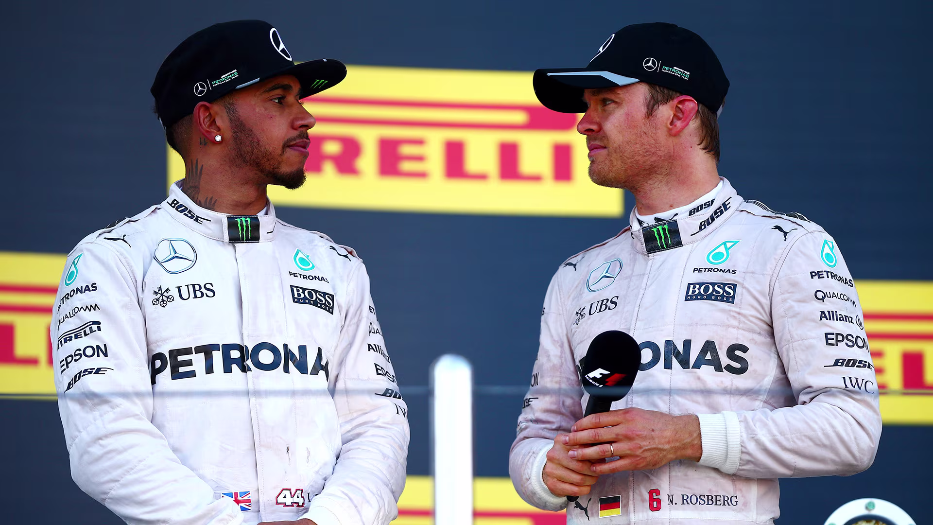 Hamilton e Rosberg compagni di squadra in Mercedes (©formula1.com)