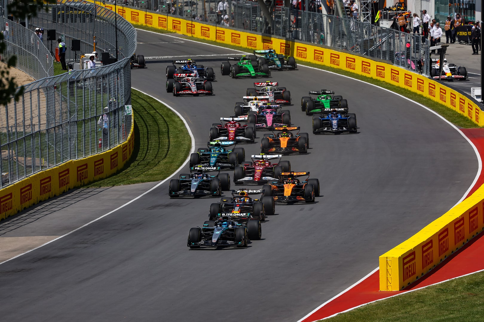 La partenza del GP del Canada 2025