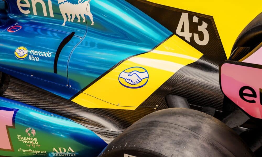 La livrea speciale dell'Alpine per il GP di Miami (© AlpineF1.com)