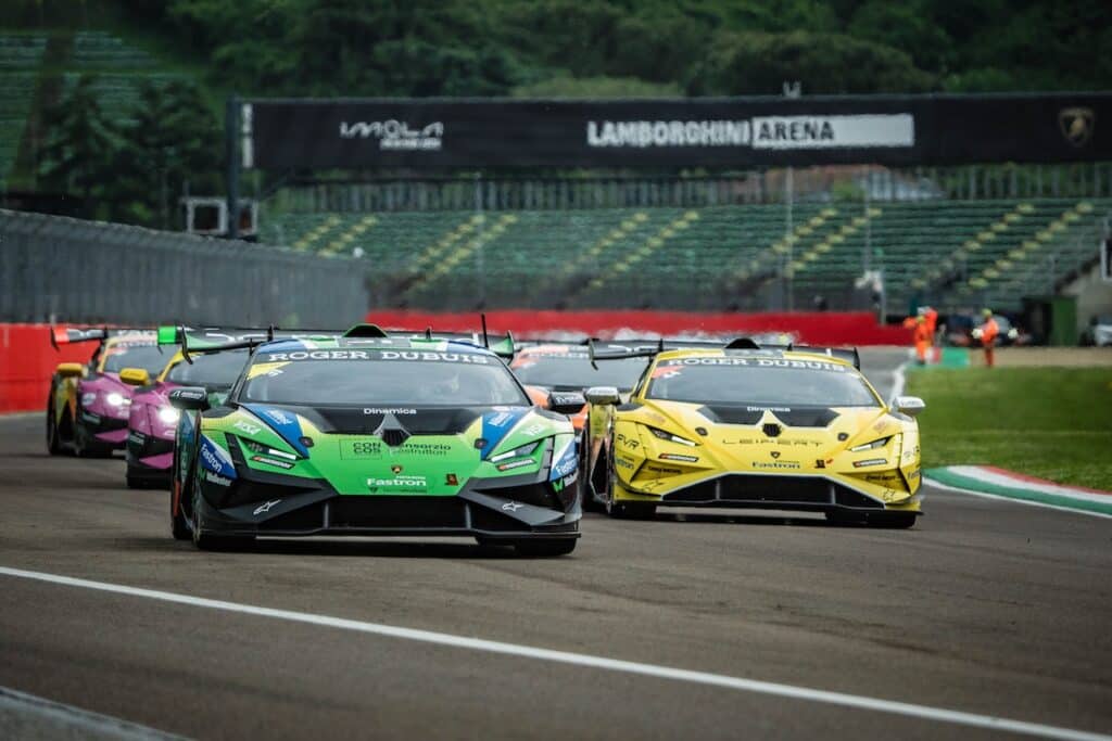 Una fase del Super Trofeo Europa a Imola (© Lamborghini)