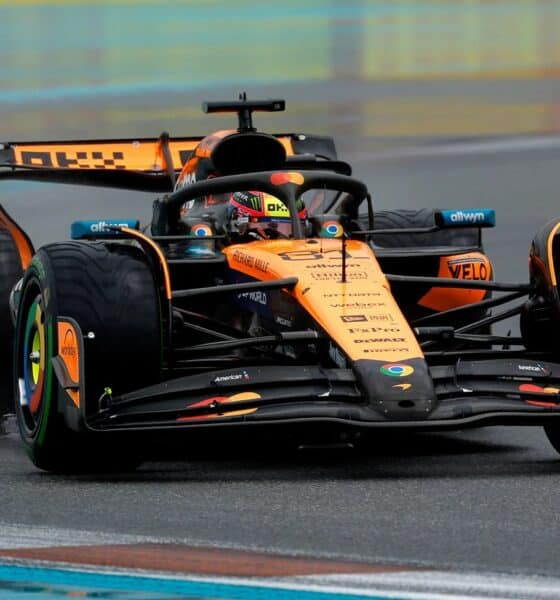 Oscar Piastri durante la sprint di Miami 2025 (© Mclaren )