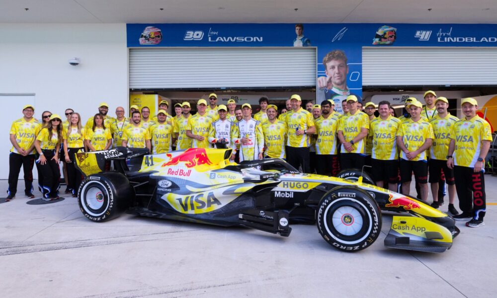 La livrea Racing Bulls per il GP di Miami (© Red Bull Content Pool)