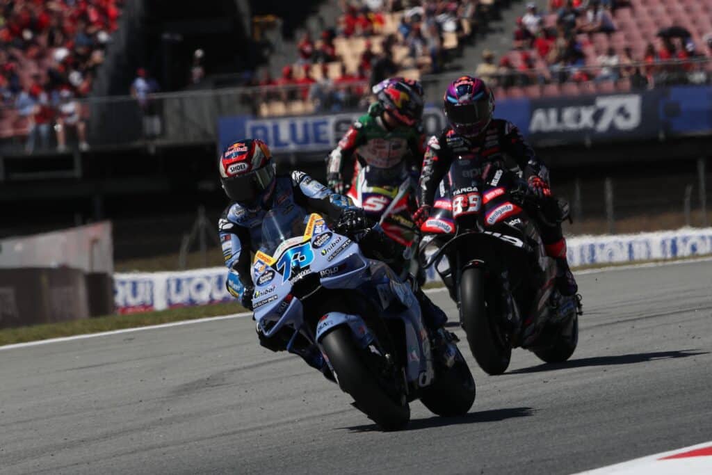 Alex Marquez durante il GP di Barcellona MotoGP (© Red Bull Content Pool)