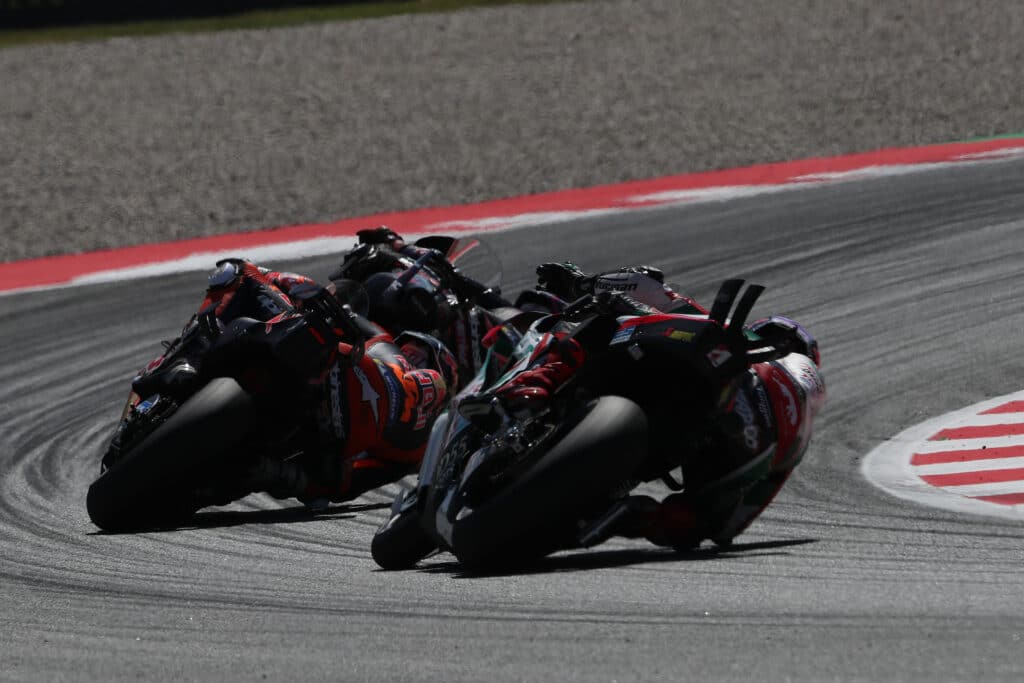 I piloti in azione durante il GP di Catalogna 2026 (