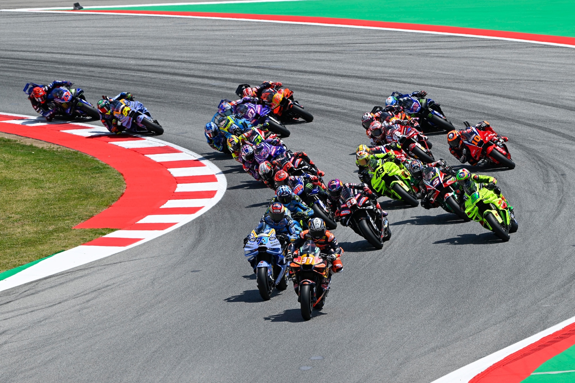 La partenza del GP di Catalogna 2026