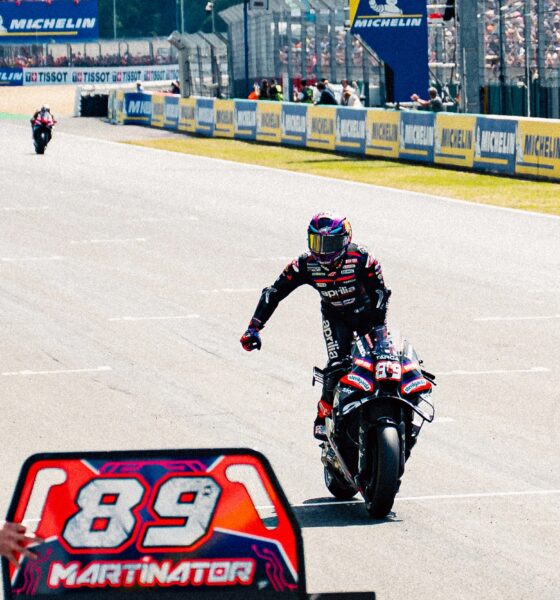 Jorge Martin a Le Mans (© aprilia.com)