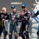 La tripletta Aprilia sul podio del GP di Francia MotoGP (© aprilia.com)