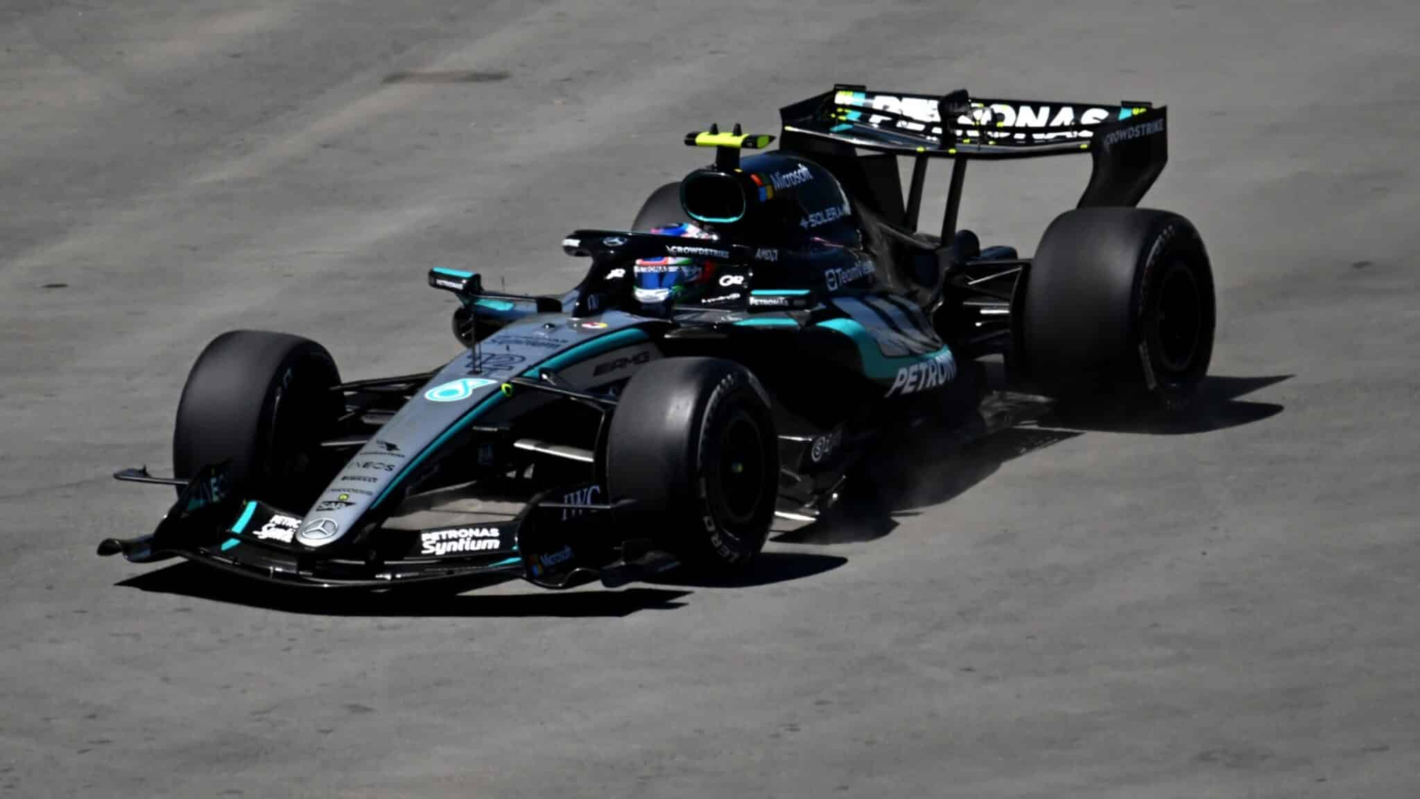 Kimi Antonelli è stato il più veloce nelle prove libere del GP del Canada di F1 (© formula1.com)