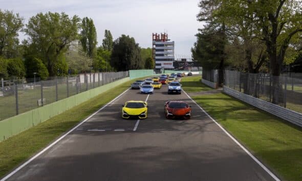 La parata di Lamborghini Arena nel 2024 (© Lamborghini)