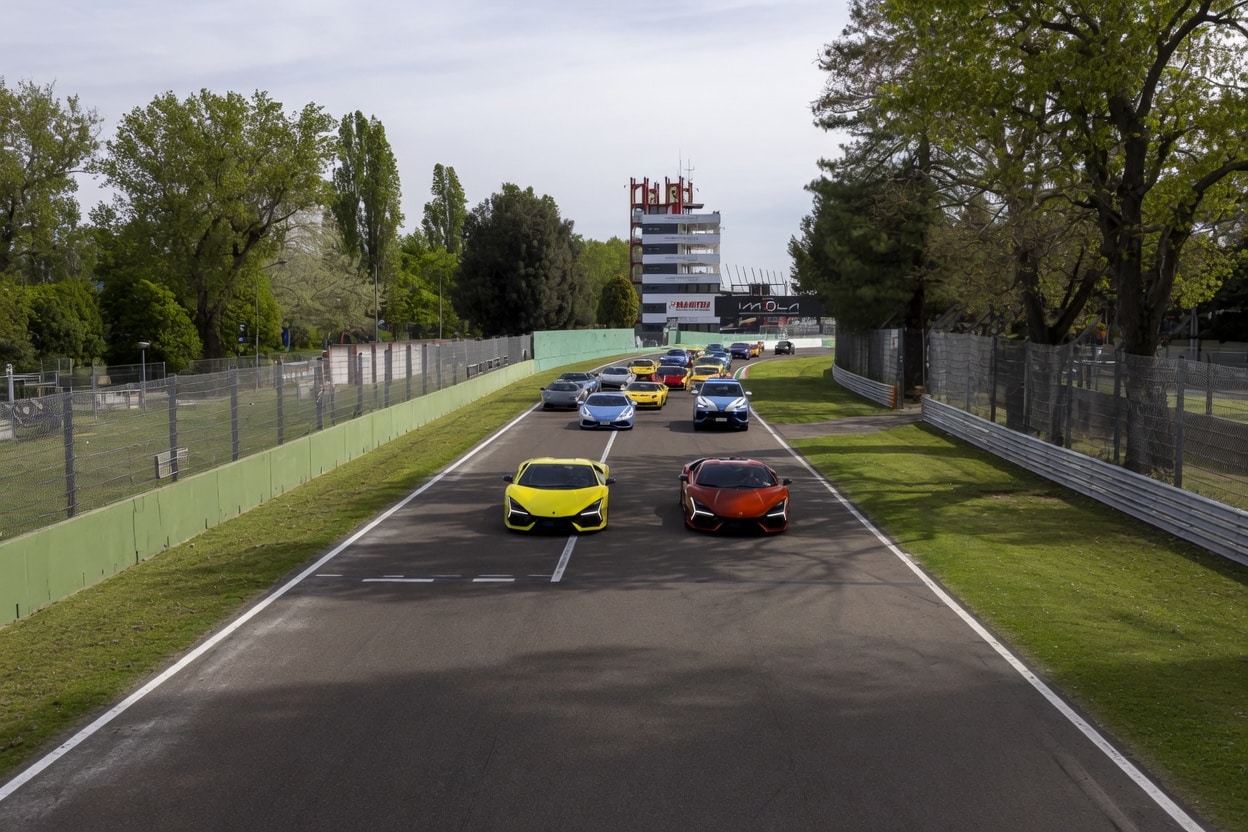 La parata di Lamborghini Arena nel 2024 (© Lamborghini)