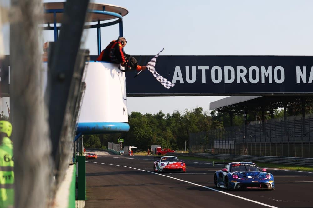 La Porsche di Rutronik in azione nel 2025 a Monza
