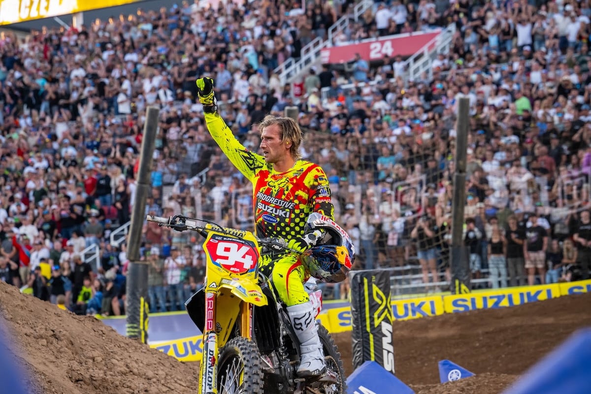 Ken Roczen campione del Supercross Americano con Suzuki