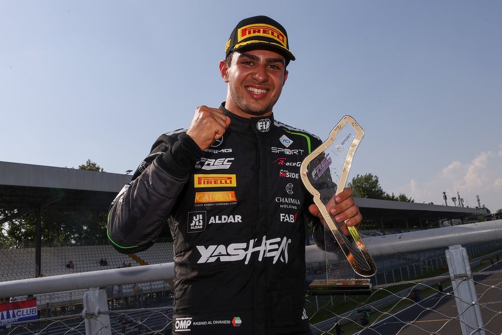 Rashid Al Dhaheri vincitore di Gara 2 Round Monza FREC 2026 (© archiviofotografico.acisport.it)