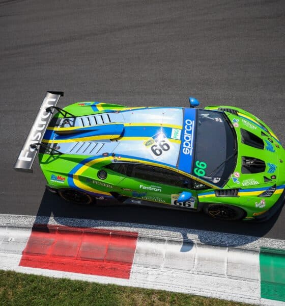 La Lamborghini #66 del GT Italiano Endurance, vincitrice della 3 Ore di Monza