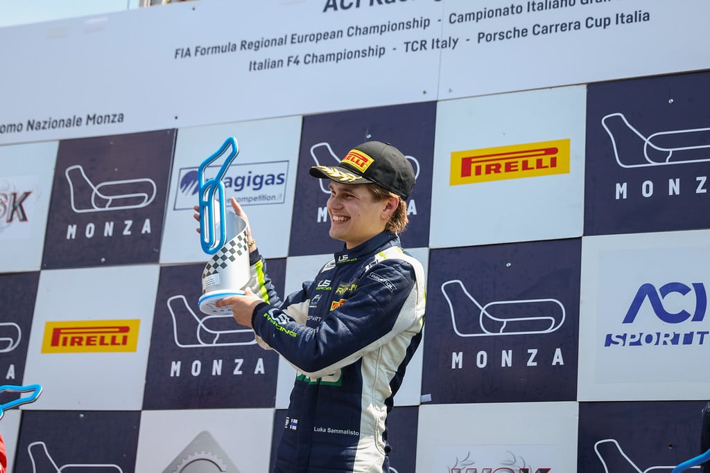 Luka Sammalisto vincitore Gara 3 F4 round di Monza (© archiviofotografico.acisport.it)
