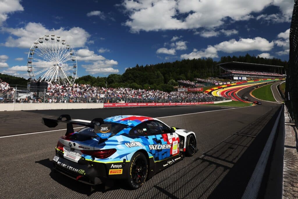 La BMW Team WRT #46 alla 24 Ore di Spa nel 2025 (© SRO/JEP)