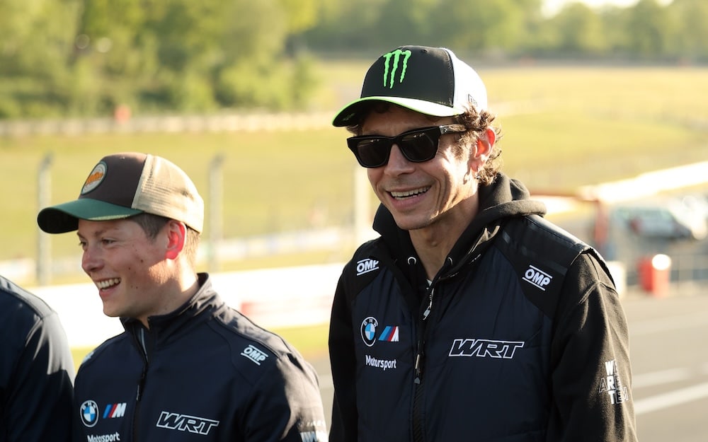 Valentino Rossi con Max Hesse (© SRO/JEP)