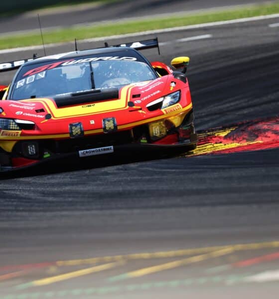 La #51 Ferrari AF Corse che partirà in pole position nella 24 Ore di Spa 2026 (© SRO/JEP)