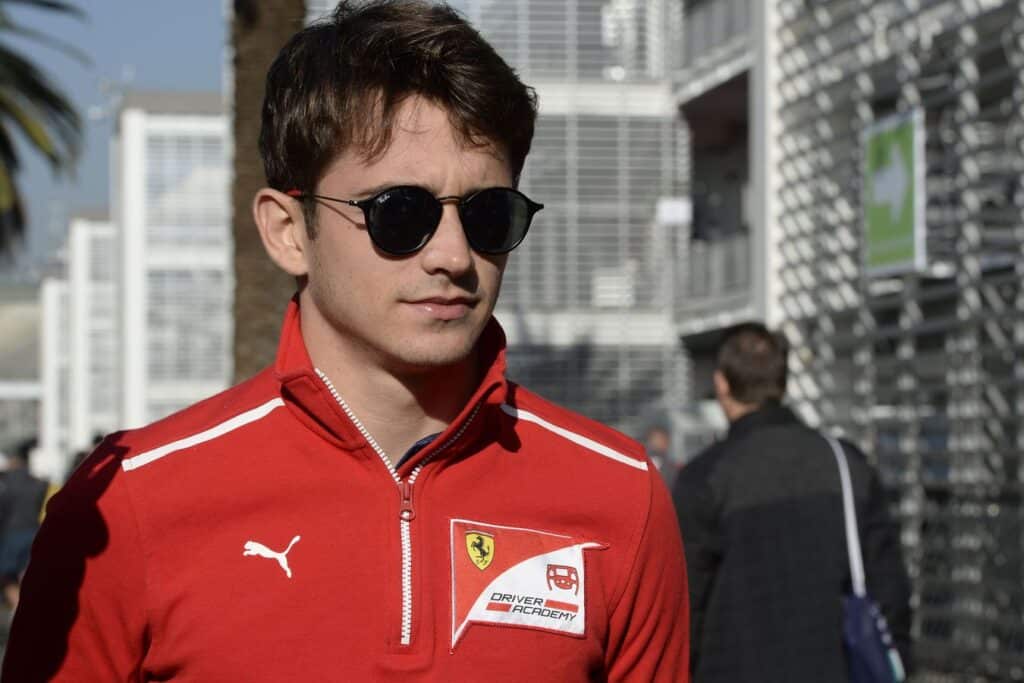Charles Leclerc ai tempi della Ferrari Driver Academy (© Ferrari Media Centre)