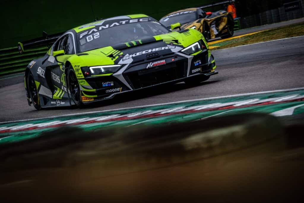 Valentino Rossi sull'Audi #46 a Imola nel 2022 (© SRO/JEP)