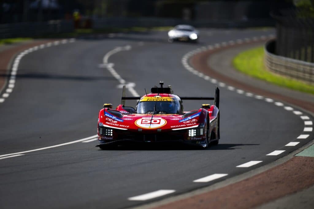 La Ferrari #50 in azione a Le Mans (© FIA WEC / DPPI)