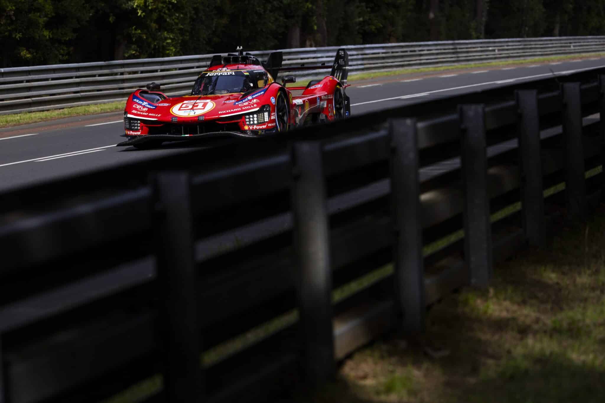 La #51 Ferrari alla 24 Ore di Le Mans (© DPPI / FIA WEC)