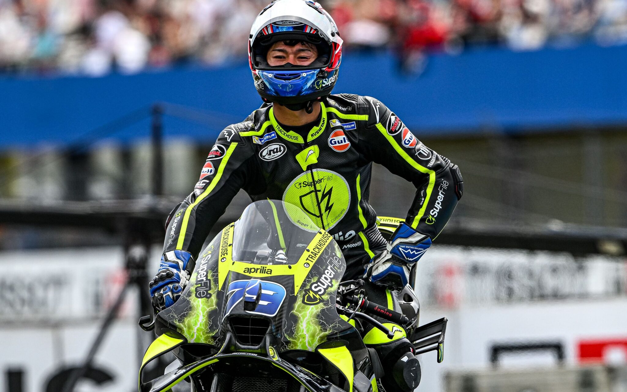 Ai Ogura, vincitore del GP di Assen