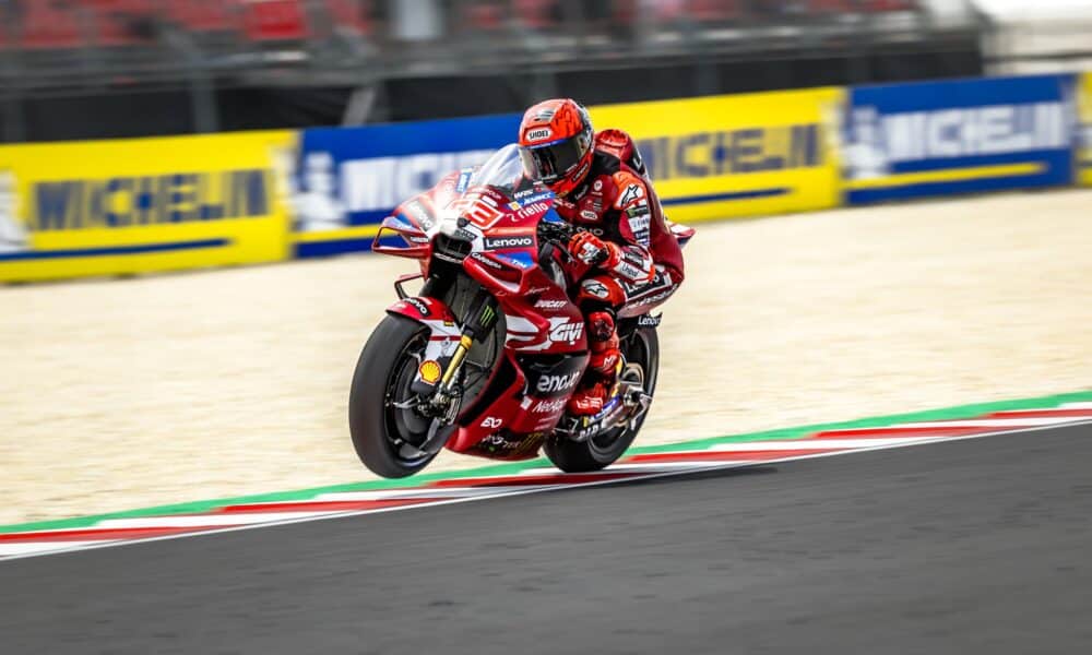Marc Marquez durante il weekend del GP di Ungheria (© Ducati Media House)