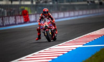 Marc Marquez durante il weekend del GP di Ungheria (© Ducati Media House)
