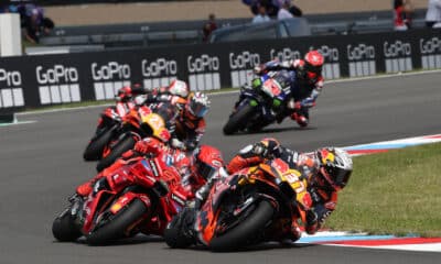 Acosta e Marquez in azione nel GP del 2025