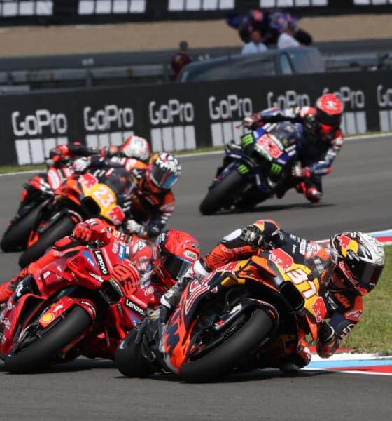 Acosta e Marquez in azione nel GP del 2025
