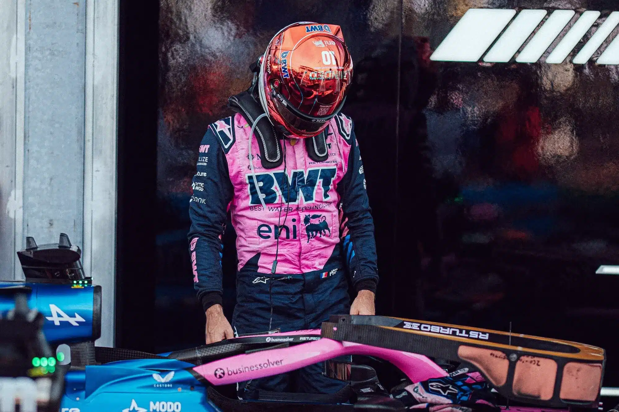 Pierre Gasly dopo aver perso il podio per il Gran Premio di Monaco 2026 (© media.alpinecars.com)