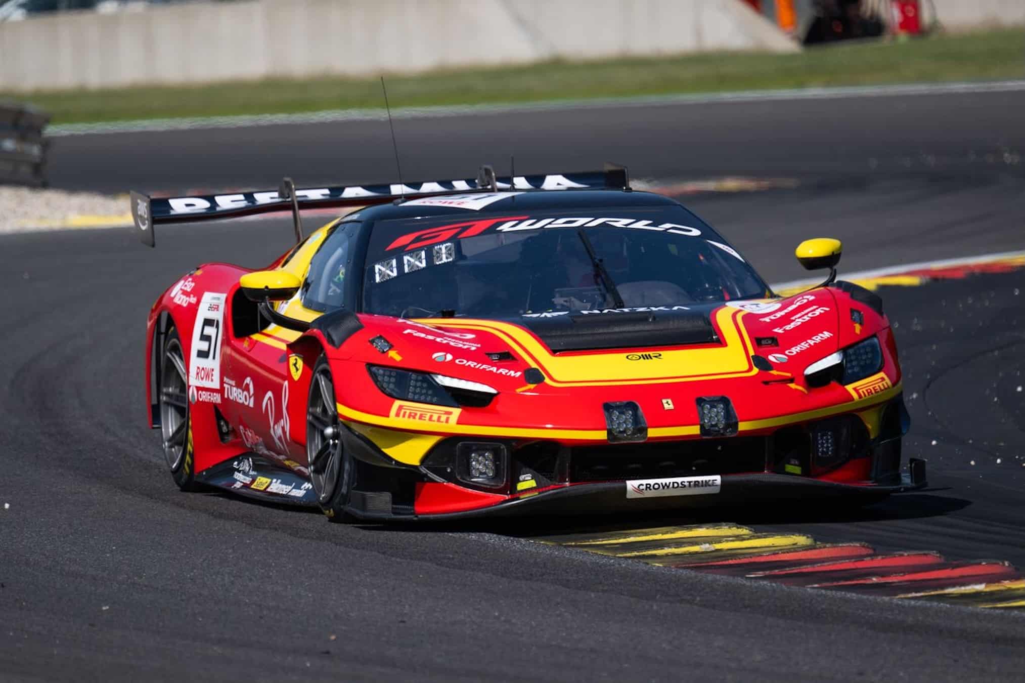 La #51 Ferrari alla 24 Ore di Spa 2026 (© Ferrari Media Centre)