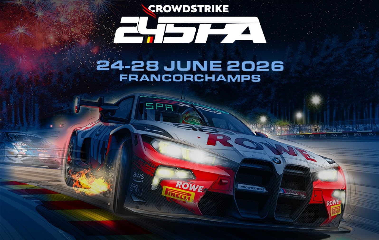 Il poster della 24 Ore di Spa 2026 (© GT World Challenge)