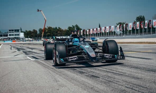 russel barcellona f1 2026