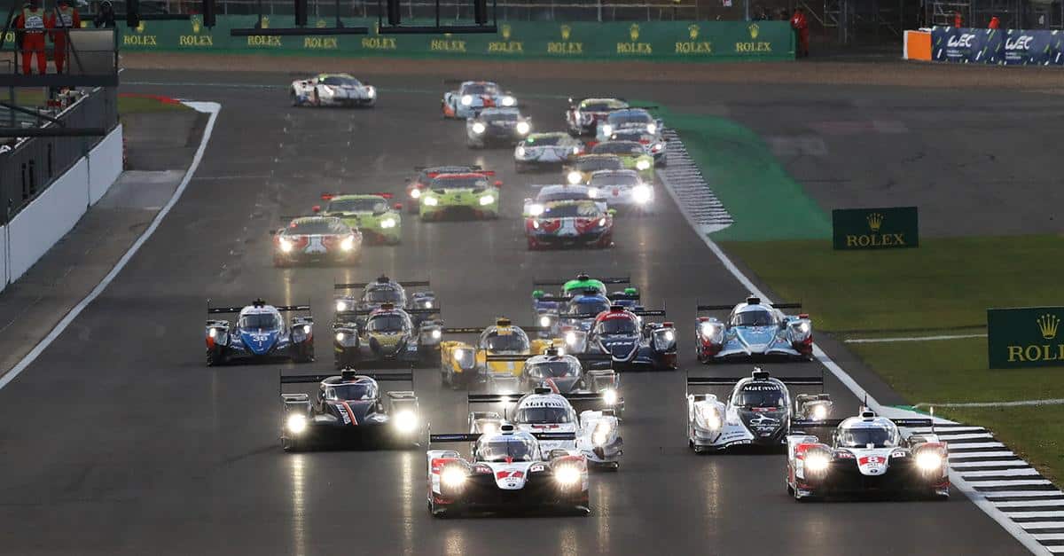 La partenza della 4 Ore di Silverstone 2019 (© toyotagazooracing.com)