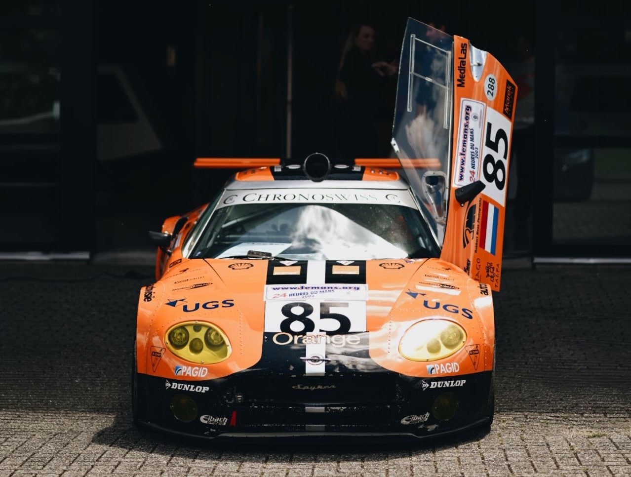 La Spyker C8 Double-12R che ha corso alla 24 Ore di Le Mans 2003 (© Spyker Cars LinkedIn)