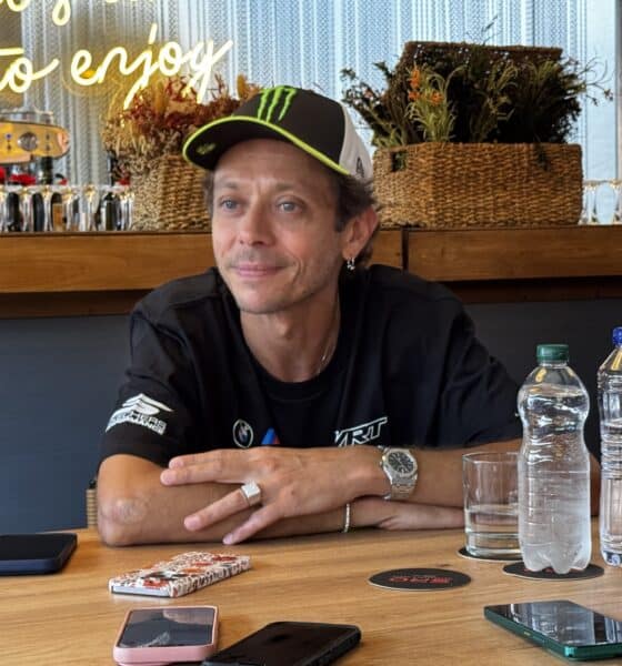 Valentino Rossi durante la conferenza stampa alla 24 Ore di Spa (© 1000 Cuori Motori)