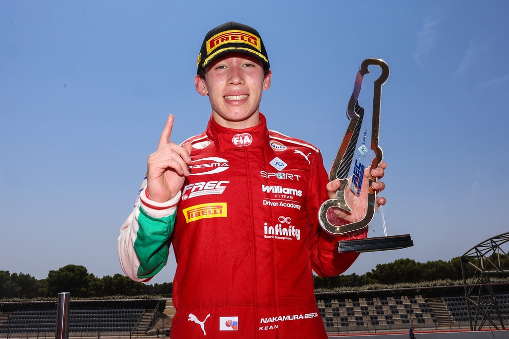 Kean Nakamura-Berta vincitore di Gara 1 Round Paul Ricard FREC 2026 (© archiviofotografico.acisport.it)
