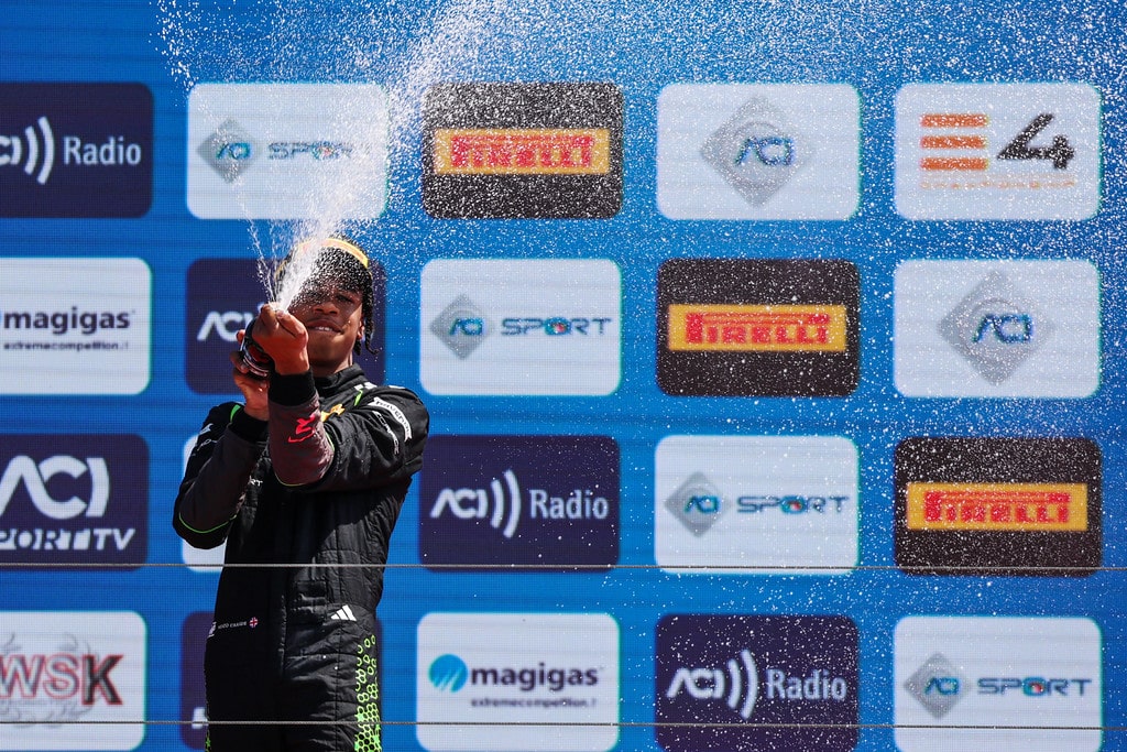 Kenzo Craigie vincitore di Gara 2, E4 2026 Paul Ricard (© archiviofotografico.acisport.it)